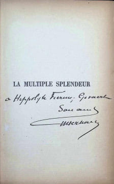 La Multiple Splendeur Poèmes. Emile Verhaeren