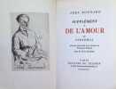 Suppl&eacute;ment a de l'Amour de Stenhal. Abel Bonnard