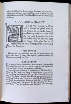 Æsop's Fables. Translated by Sir Roger L'Estrange Kt. With Plates & Decorations by Stephen Gooden. Aesopus (Aesop) , Sir Roger L'Estrange