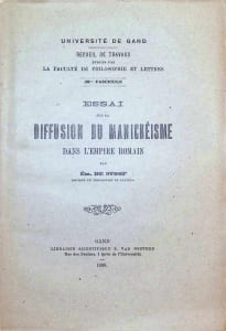 Essai sur la diffusion du Manichéisme dans l'empire Romain