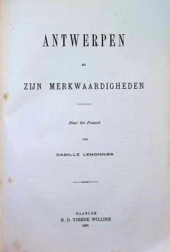 Antwerpen en zijn merkwaardigheden. Camille Lemonnier