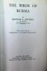 The Birds of Burma. Bertram E. Smithies