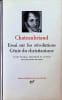 Essai sur les r&eacute;volutions G&eacute;nie du christianisme. Chateaubriand