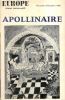 Apollinaire.. Revue Europe (Apollinaire)