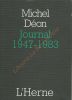 Journal 1947-1983.. DEON Michel