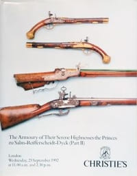 The Armoury of Their Serene Highnesses the Princes zu Salm-Reifferscheid-Dyck ( Part II )
