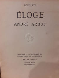 Arbus - Eloge d'André Arbus