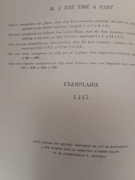 Oeuvres complètes illustrées. Guy de Maupassant
