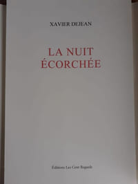 Jours à la hâche - La Nuit écorchée - La Mer en friches
