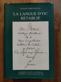 La Langue d'Oc rétablie