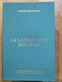 La Langue d'Oc rétablie