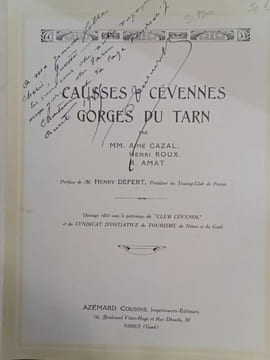 Causses - Cévennes - Gorges du Tarn. Aimé Cazal - Henri Roux - R. Amat