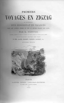 PREMIERS VOYAGES EN ZIGZAG, ou Excursions d'un Pensionnat en Vacances dans les Cantons suisses et sur le Revers italien des Alpes. TOEPFER Rodolphe