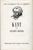 KANT 1724-1804. BENDA Julien (Introduction et choix de textes)
