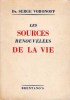 SOURCES RENOUVELÉES DE LA VIE (LES). VORONOFF Serge, Dr.