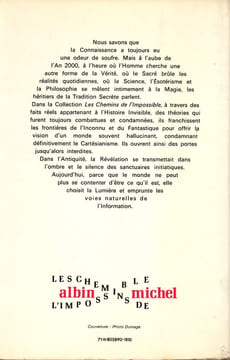TERRE CREUSE (LA), Le Mystère des Pôles, Existe-t-il une Civilisation intra-terrestre?, L'Origine souterraine des Soucoupes volantes. BERNARD Raymond, ...