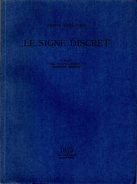 SIGNE DISCRET (LE), Poèmes