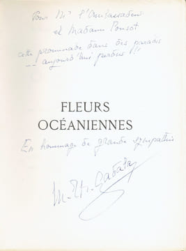 FLEURS OCÉANIENNES, JAVA - BALI. GADALA Marie-Thérèse