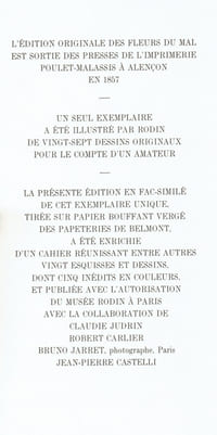 FLEURS DU MAL (LES)