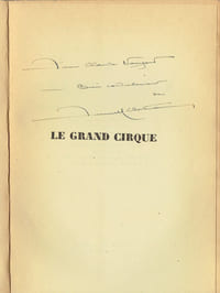 GRAND CIRQUE (LE),
Souvenirs d'un Pilote de Chasse français dans la R.A.F.