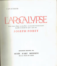 APOCALYPSE (L'), Catalogue de l'Exposition mars-mai 1961 au Musée d'Art Moderne de la Ville de Paris