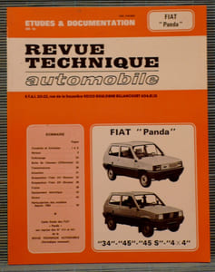 REVUE TECHNIQUE AUTOMOBILE N° 4132 - Fiat "Panda"