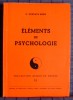 ELEMENTS DE PSYCHOLOGIE. MORF, Docteur Gustave.