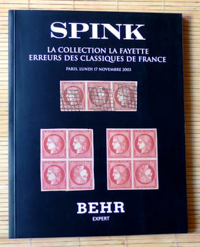 LA COLLECTION LA FAYETTE ERREURS DES CLASSIQUES DE FRANCE. Vente. Numismatique. 2003-11-17