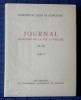 JOURNAL : mémoires de la vie littéraire Tome V 1861-1863. GONCOURT, Edmond et Jules de