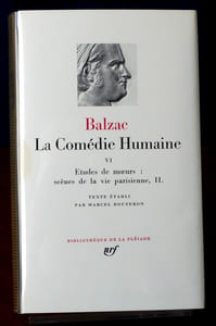 LA COMÉDIE HUMAINE tome VI Scènes de la vie parisienne, II : Les Secrets de la princesse de Cadignan - Facino Cane - Sarrasine - Pierre Grassou - Les Parents pauvres (La cousine Bette, Le cousin Pons) - Un homme d'affaires - Un Prince de la bohème - Gaudissart II - Les Employés.