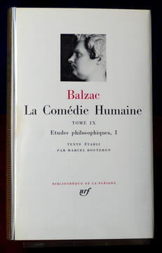 LA COMÉDIE HUMAINE tome IX Études philosophiques, I : La Peau de chagrin - Jésus-Christ en Flandre - Melmoth réconcilié - Massimilla Doni - Le ...