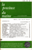 LA PROVINCE DU MAINE TOME 80 - 4e Série : Tome VII - Fascicule 27. Collectif