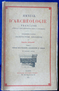 MANUEL D'ARCHÉOLOGIE RELIGIEUSE FRANÇAISE : depuis les temps mérovingiens jusqu'à la Renaissance.
Première partie : Architecture religieuse Tome 1 : Périodes mérovingiennes, carolingiennes et romanes ; Tome 2 : Période française, dite gothique, style flamboyant, Renaissance ; Tome 3 : Table alphabétique et analytique des matières, par Rémy Delaunay
Deuxième partie : Architecture civile et militaire
tome 1 : architecture civile tome 2 : architecture militaire et navale