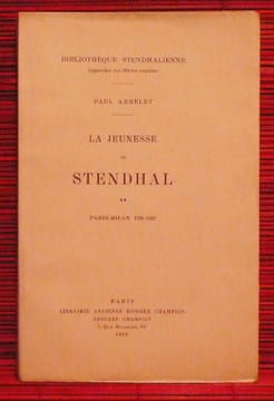 LA JEUNESSE DE STENDHAL
Tome II - Paris-Milan 1799-1802. ARBELET, Paul.