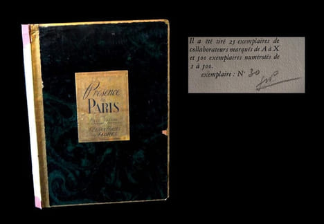 Présence de Paris.. VALERY (Paul) - FLORES (Eaux-fortes de).
