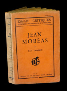 Jean Moréas - Essai critique.. GEORGIN (René) - [MOREAS (Jean)].