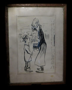 [Dessin original à l'encre].