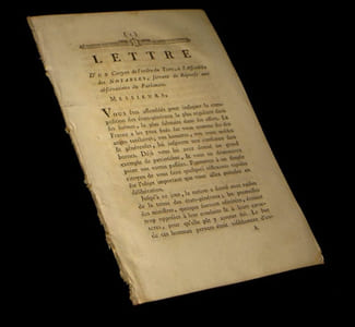 Lettre d'un citoyen de l'ordre du Tiers à l'Assemblée des Notables, servant de réponse aux observations du Parlement.