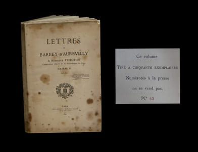 Lettres de Barbey d'Aurevilly à Monsieur Trébutien.