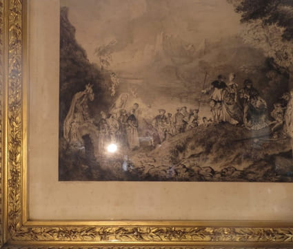 [Eau-forte :] Le Pèlerinage [ou L'Embarquement] pour Cythère.. CHAMPOLLION (Eugène-André, gravée par) - WATTEAU (Jean-Antoine, d'après).