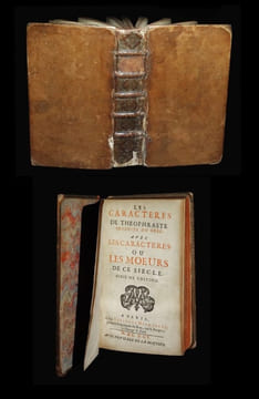 Les Caractères de Théophraste   traduits du grec avec   Les Caractères ou les moeurs de ce siècle..  [sans auteur]   -   [LA BRUYERE (Jean de)].