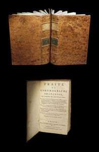 Traité de l'Orthographe françoise [française] en forme de dictionnaire, enrichi de notes critiques de remarques sur l'Etymologie et le genre des mots,  la conjugaison des verbes irréguliers et les variations des auteurs.