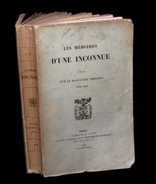 Les Mémoires d'une inconnue (1780 - 1816).. [sans auteur] - [CAVAIGNAC (Marie-Julie)].