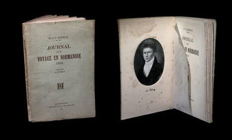 Journal d'un voyage en Normandie - 1819.. ESTRUP (Hector-Frederik-Janson).