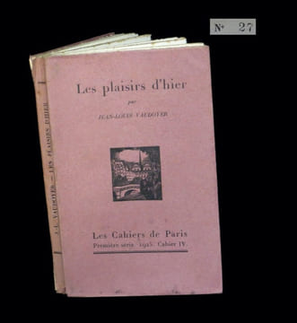 Les Plaisirs d'hier.. VAUDOYER (Jean-Louis).