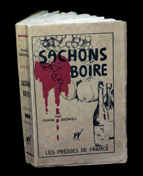 Sachons boire.. ANDRIEU (Pierre).