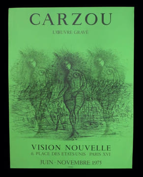 [Affiche lithographiée].. CARZOU (Jean).