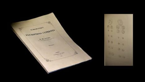 Numismatique et Inscriptions cypriotes [chypriotes].. LUYNES (Honoré dALBERT de).