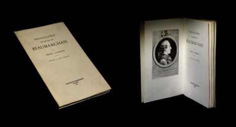 Bibliographie des Oeuvres de Beaumarchais.. CORDIER (Henri) - [BEAUMARCHAIS (Pierre-Augustin CARON de)].