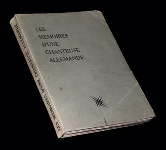 Mémoires d'une chanteuse allemande.